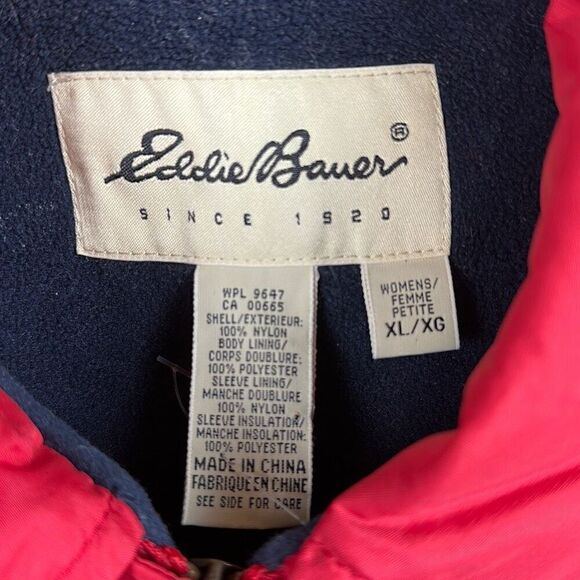 Vtg Eddie Bauer Polartec Lined Jacket Coat Windbreaker Size XL - Picture 4 of 9